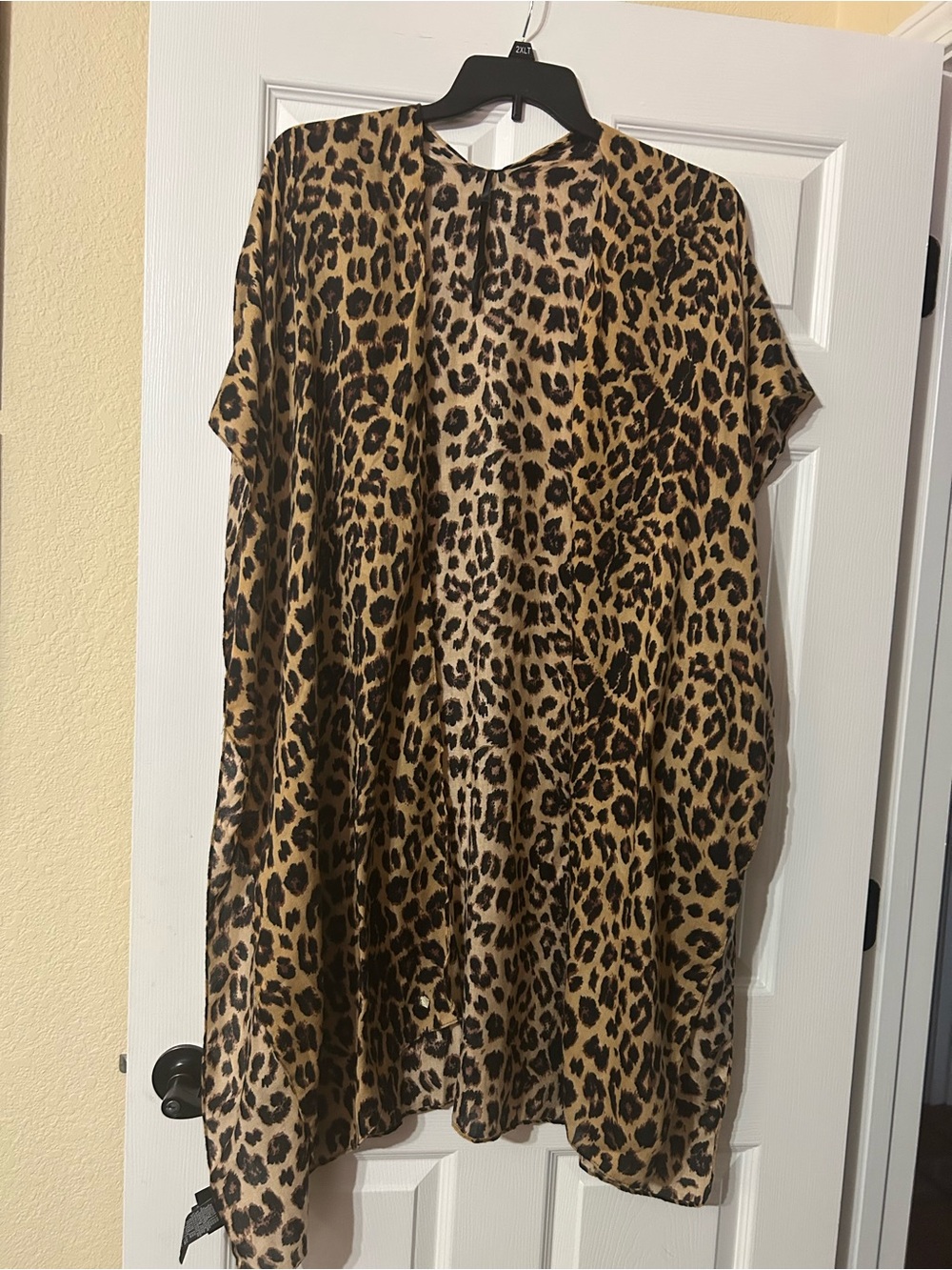 Rachel Zoe Girls' Leopard Print Dress in Tan and Black